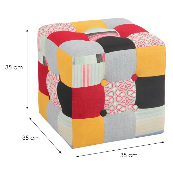 Puff Soho 1 Patchwork,2
