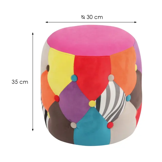 Puff Soho 3 Patchwork,2