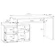 Íróasztal Mimatte Homok L/R Avnb131-M846,5