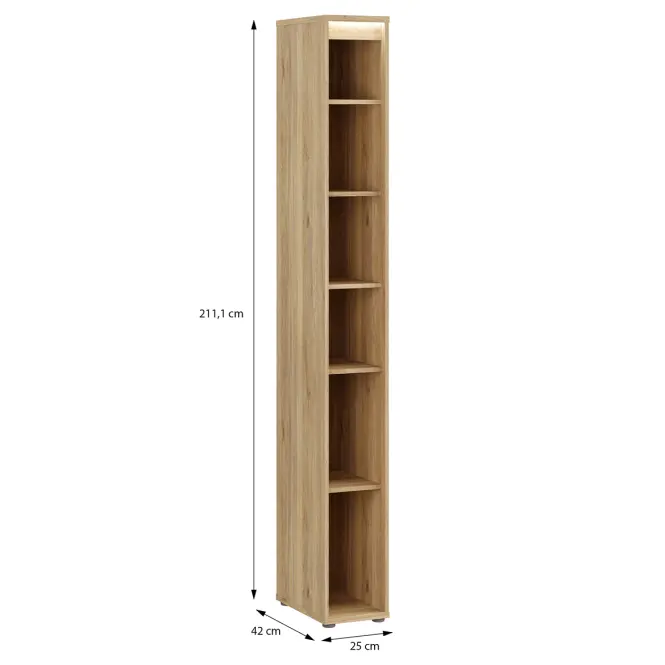 Regál magas Mimatte homok,3