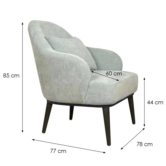 Fotel Trento F-552 mint,5