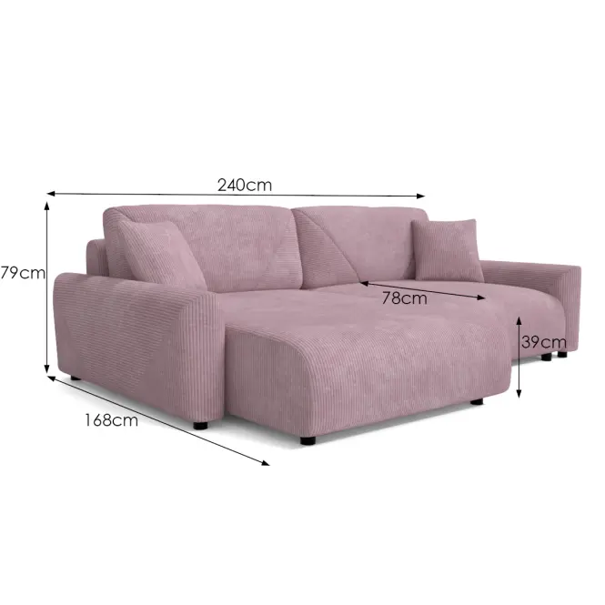 Sarokgarnitúra szett Rima 1 L Lincoln D 62