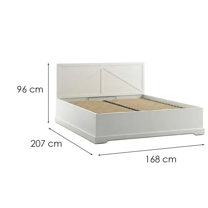 Ágy Barn L160 Fehér Opal,2