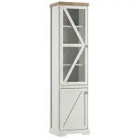 Vitrin Barn W1d  Biela Opal-Cremona