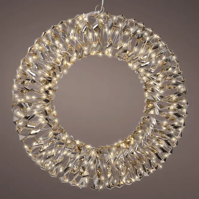 Koszorú MICROLED 38CM 490406 WW ZEW GOLD