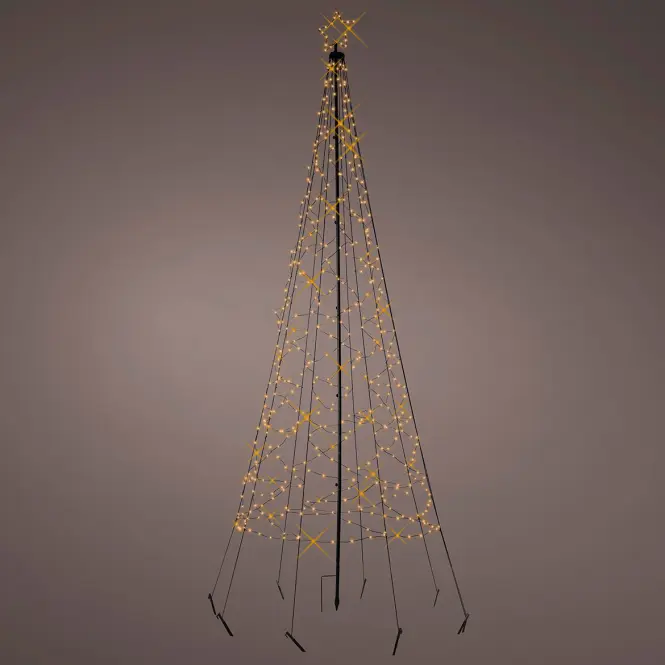 Karácsonyfa LED 320CM 490474 WW ZEW BLACK