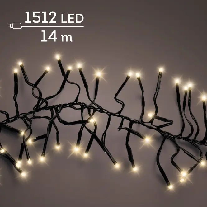 Karácsonyi fények LED 1512L 494956 WW ZEW BLACK