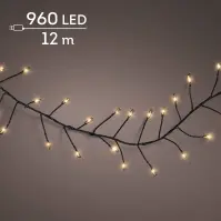 Karácsonyi fények LED 960L 496717 WW ZEW BLACK
