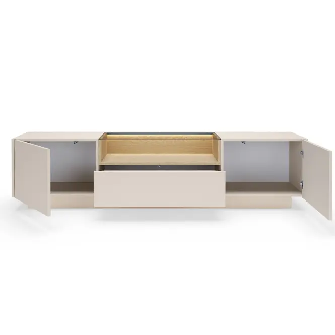 Szekrény RTV Hiro Beige E 176 2d1s nélkül