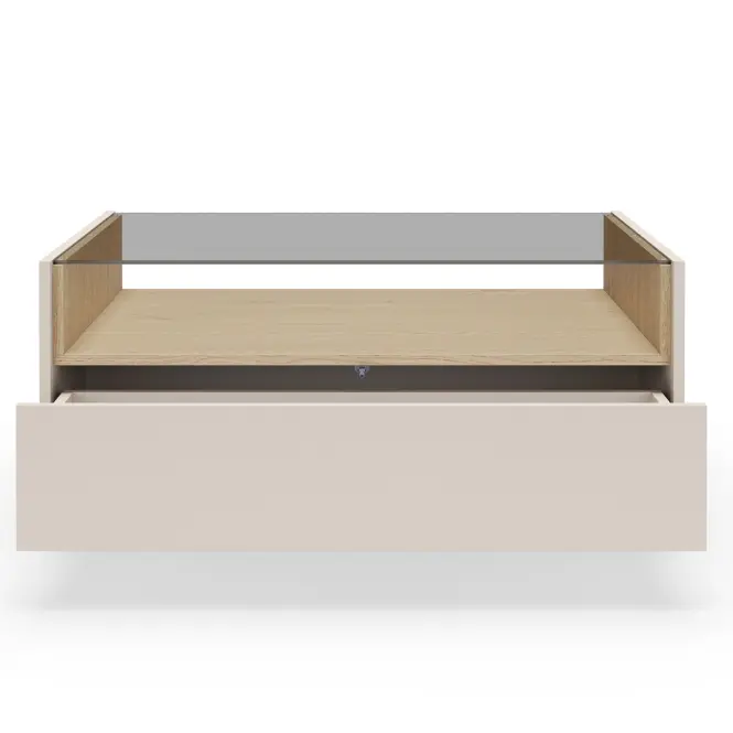 Dohányzóasztal Hiro Beige F nélkül,2