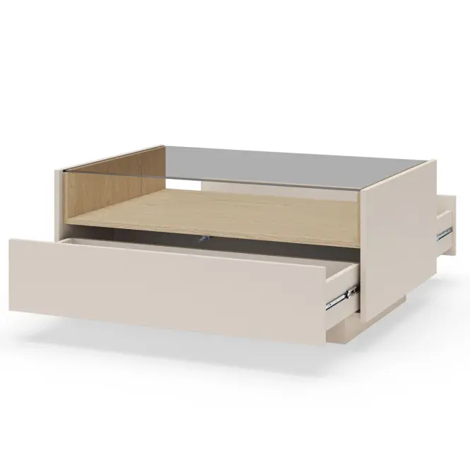 Dohányzóasztal Hiro Beige F nélkül,3