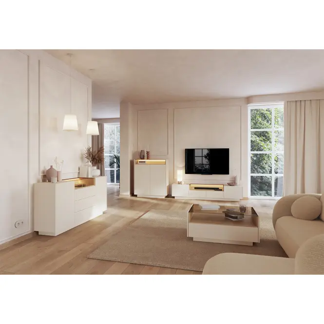 Dohányzóasztal Hiro Beige F nélkül,8