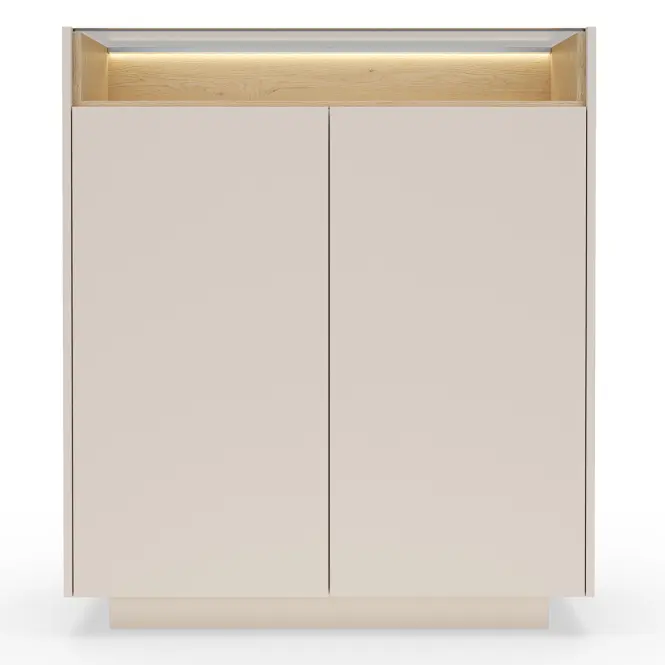 Komód Hiro A Magas 2d Beige