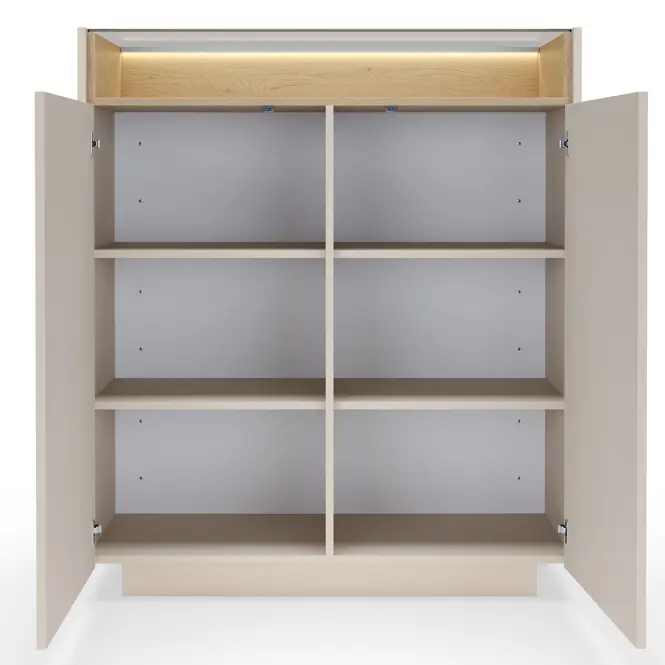 Komód Hiro A Magas 2d Beige,2