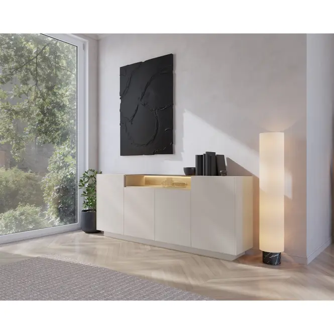 Komód Hiro B 203 4d Beige,5