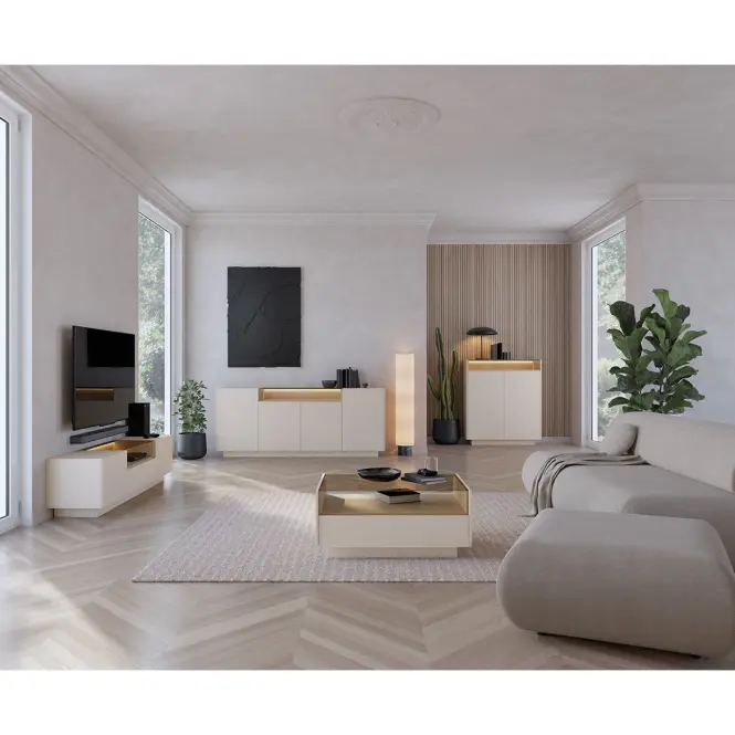 Komód Hiro B 203 4d Beige