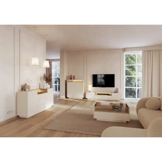 Komód Hiro B 203 4d Beige,7