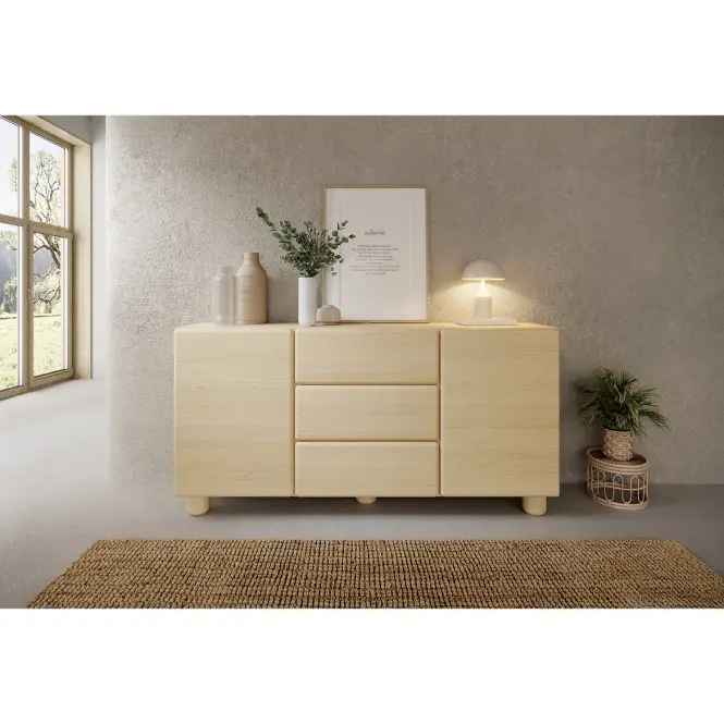 Komód Lomo C 160 2d3s Tölgy Vicenza