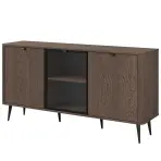 Komód 160 Marley 7 3d Baltic Storm/Fekete