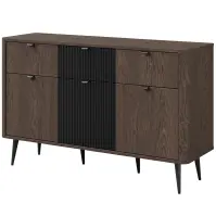 Komód 130 Marley 10 3d3s Baltic Storm/Fekete