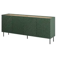Komód 4d2sz Onda Green/Artisan