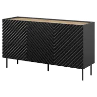Komód 150 3d2sz Onda Fekete
