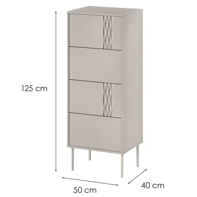 Komód 4s Tresse Nélkül,2