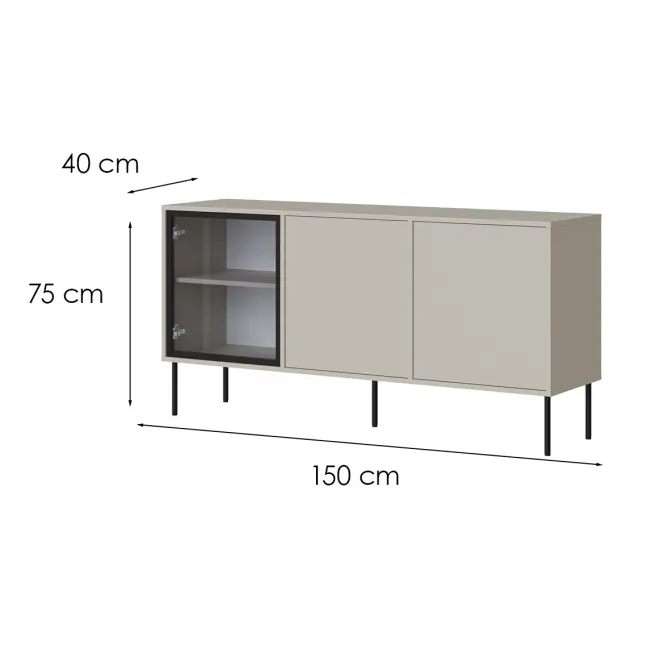 Komód 150 3d Domi Kasmír