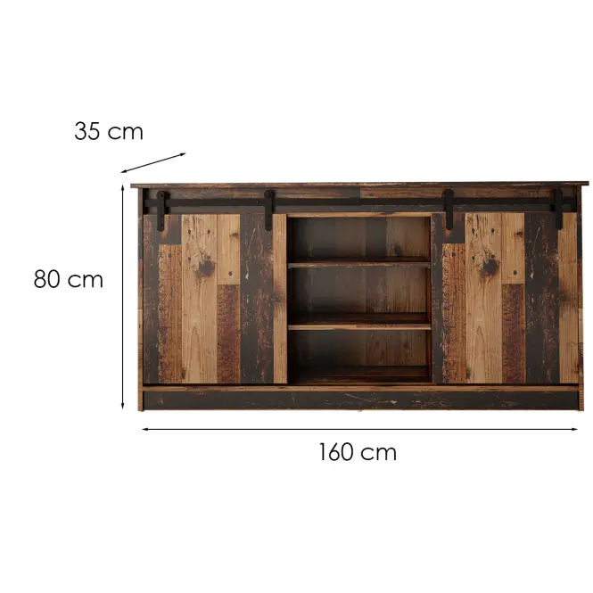 Komód Granero Old Wood,4