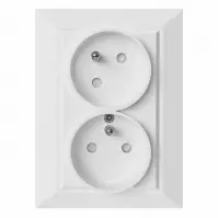 Aljzat 2x2p+z MILA WHITE CZ