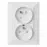 Aljzat 2x2p+z MILA WHITE CZ