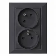Aljzat 2x2p+z MILA BLACK CZ