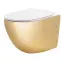 Függő WC-csésze Carlo Mini Tornado Nfq Gold White