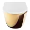 Függő WC-csésze Carlo Mini Tornado Nfq Gold White,2