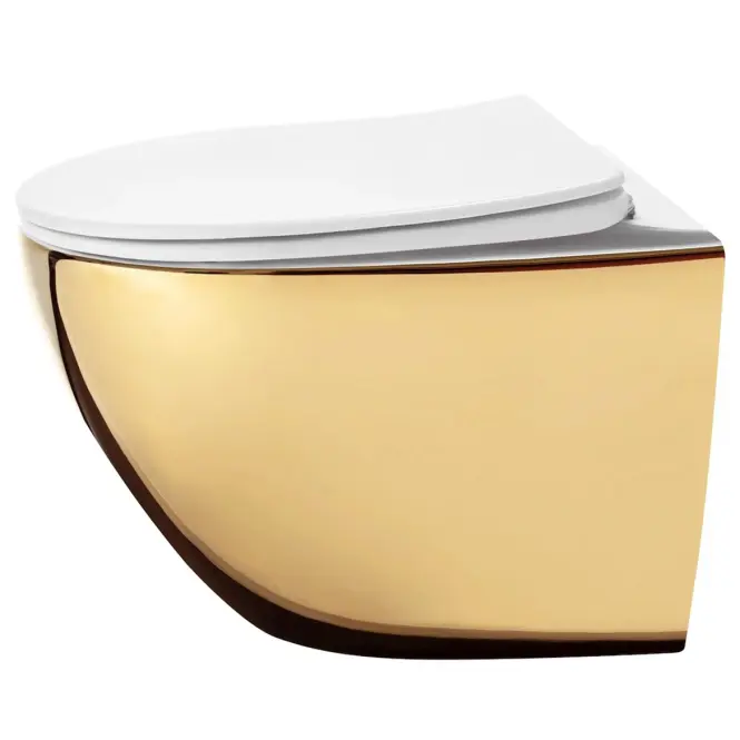 Függő WC-csésze Carlo Mini Tornado Nfq Gold White,3