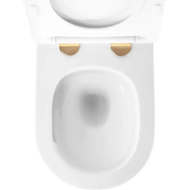 Függő WC-csésze Carlo Mini Tornado Nfq Gold White,4