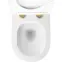 Függő WC-csésze Carlo Mini Tornado Nfq Gold White,4