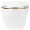 Függő WC-csésze Carlo Mini Tornado Gold Edge,2