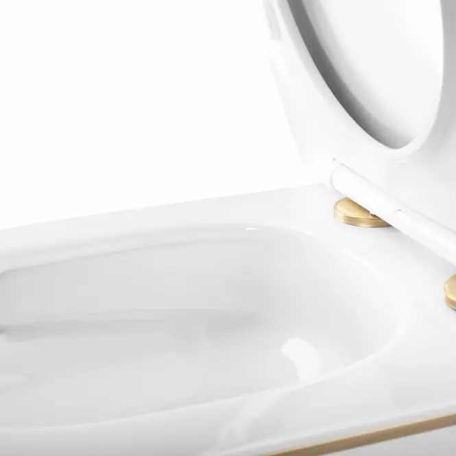 Függő WC-csésze Carlo Mini Tornado Gold Edge