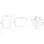 Függő WC-csésze Carlo Mini Rimless Ecru,4