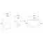 Függő WC-csésze Carlo Mini Tornado NF White,5