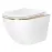 Függő WC-csésze Carlo Mini Tornado White Gold Edge