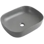 Pultra ültethető mosdókagyló Larss grey matt 49