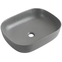 Pultra ültethető mosdókagyló Larss grey matt 49