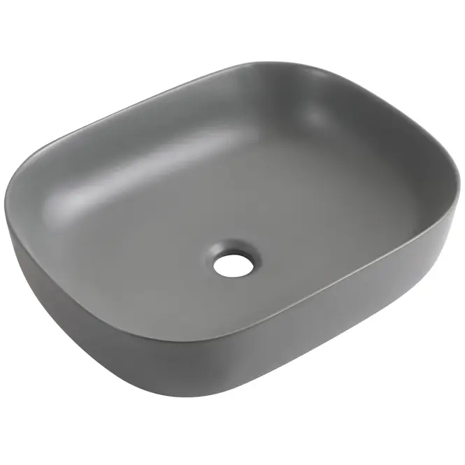 Pultra ültethető mosdókagyló Larss grey matt 49