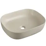 Pultra ültethető mosdókagyló Larss ivory matt 49