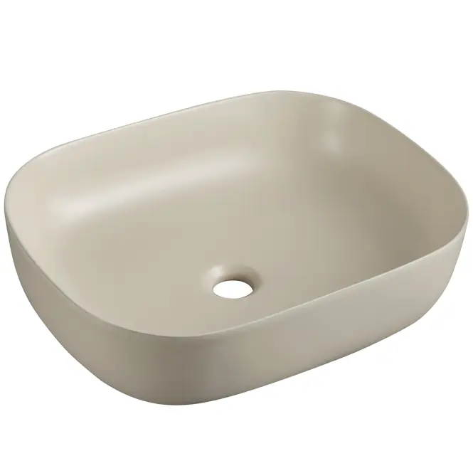 Pultra ültethető mosdókagyló Larss ivory matt 49