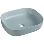 Pultra ültethető mosdókagyló Larss light blue matt 49