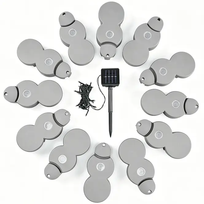 Kerti szegély HD7095-2GY szürke + LED