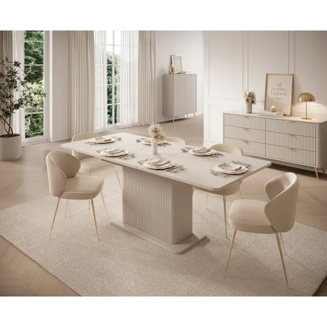 Kinyitható asztalok Lante M beige,8